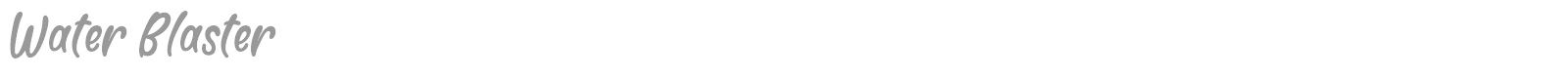 Water Blaster font preview